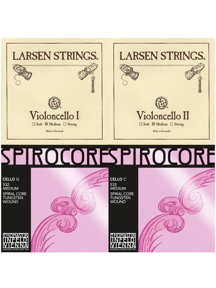 Thomastik-Infeld Cello Strings (S3233)   Larsen Medium A+D